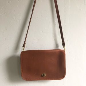 Vintage Hunt Club Genuine Leather Flap Crossbody